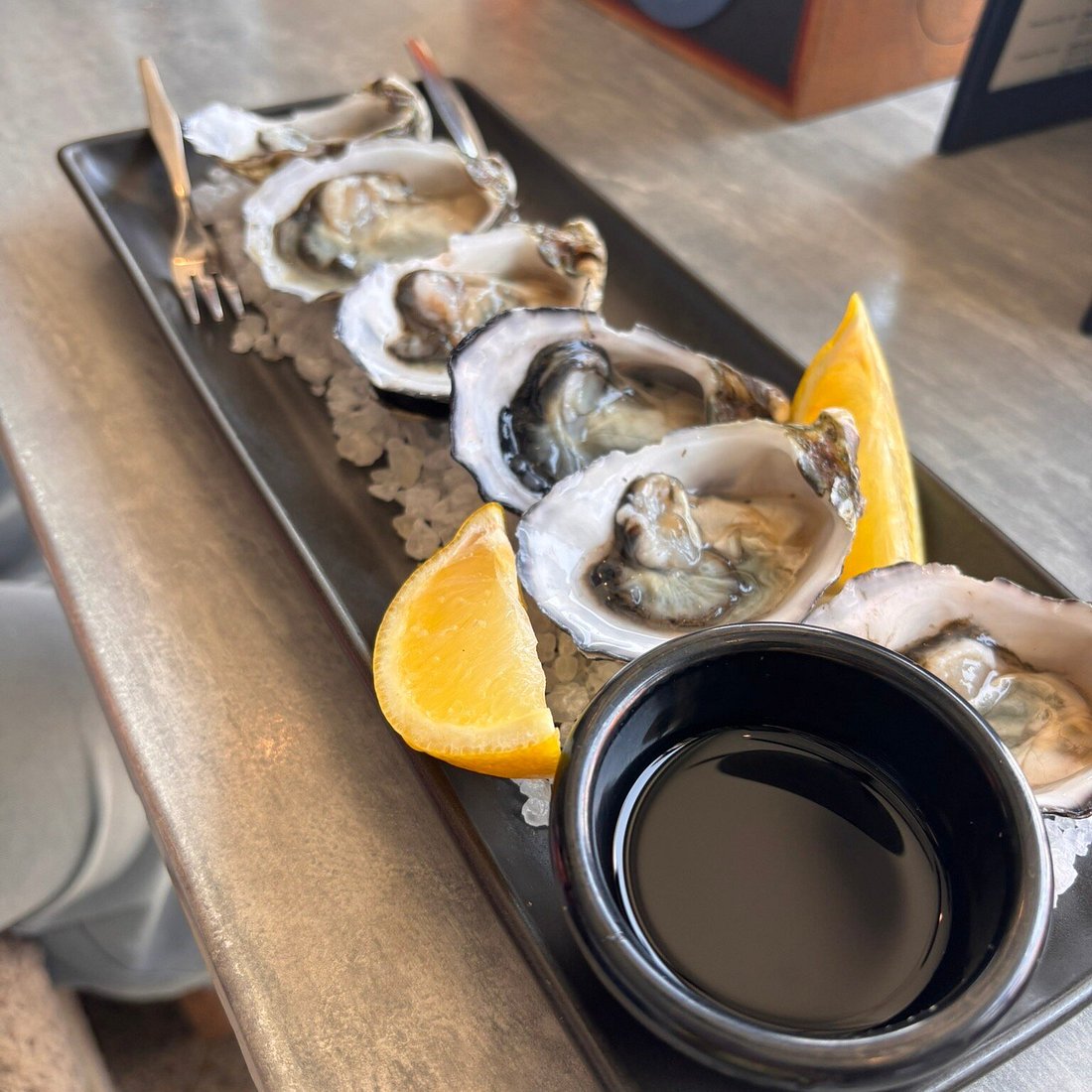 Seafood served at Latitude 32